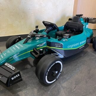 VENTA FORMULA 1 ASTON MARTIN 12V, 4 MOTORES, RUEDAS EVA, MANDO RC, INDA728-BN